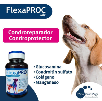 Suplemento Alimenticio FlexaPROC x60 tabs perro y gato