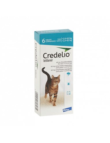 Credelio Gatos de 2 a 8 Kg x 3 Tabs