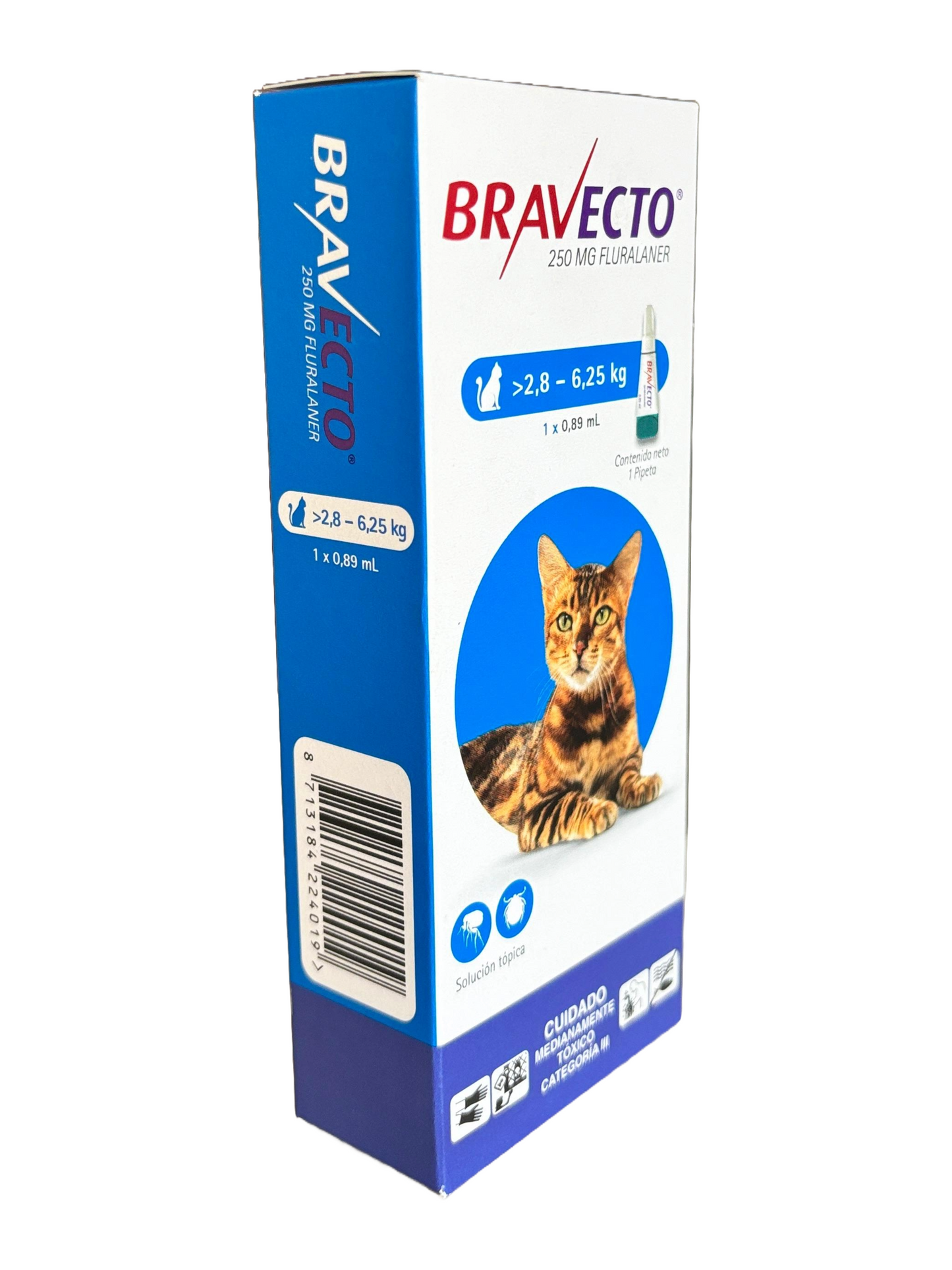 Bravecto Gatos (2.8-6.25Kg) Pipeta