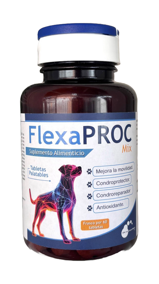 Suplemento Alimenticio FlexaPROC x60 tabs perro y gato
