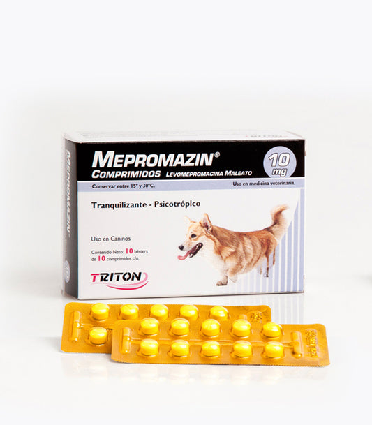 Mepromazin 10 Mg x 10 Tabletas