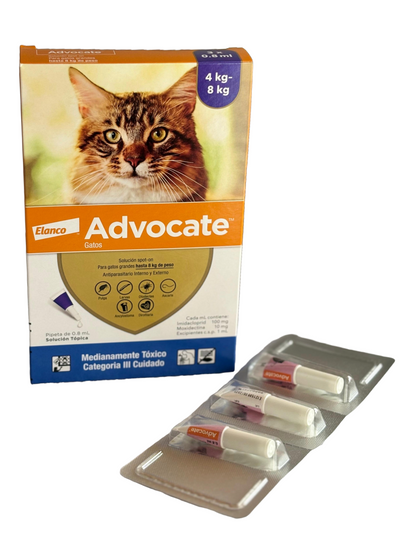 Advocate Gato x 3 Pipetas