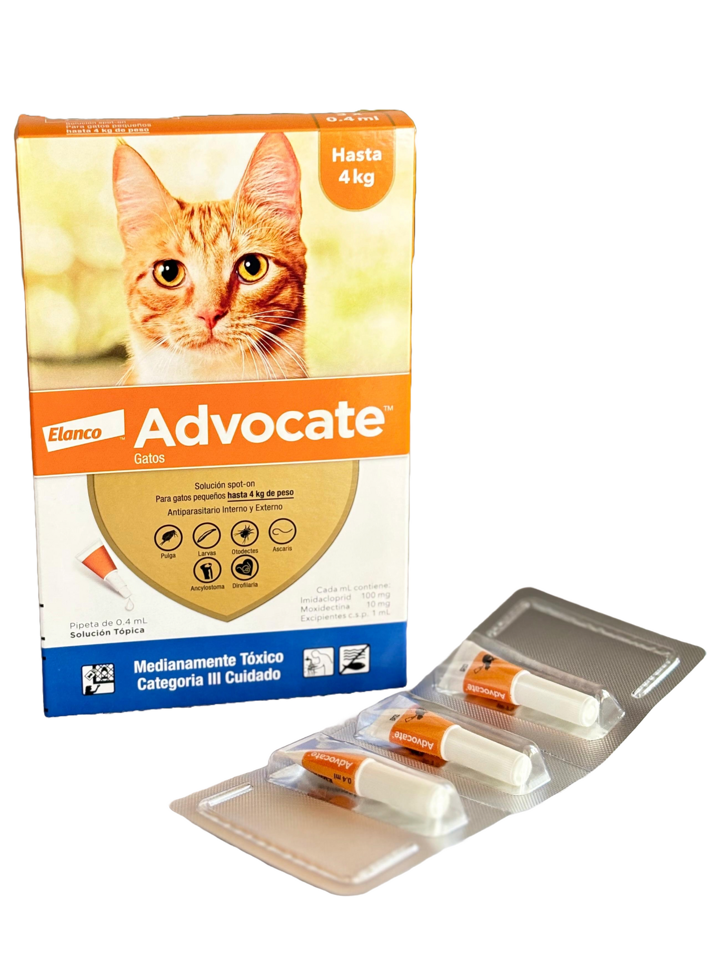 Advocate Gato x 3 Pipetas