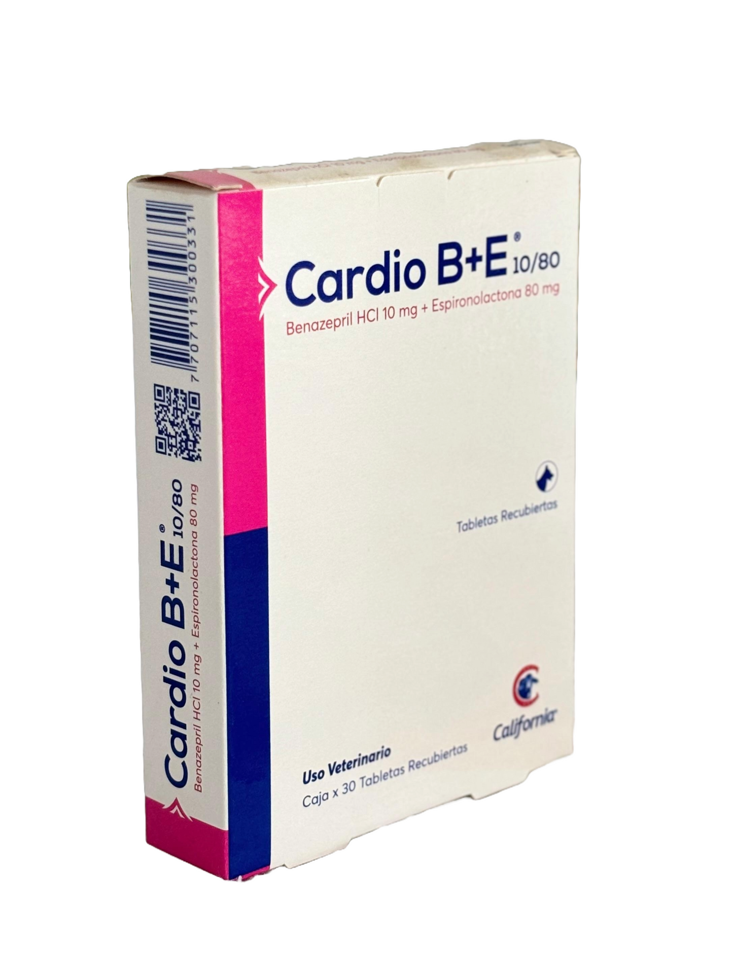 Cardio B + E 10/80 Mg Caja x 30 Tabletas