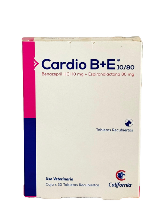 Cardio B + E 10/80 Mg Caja x 30 Tabletas