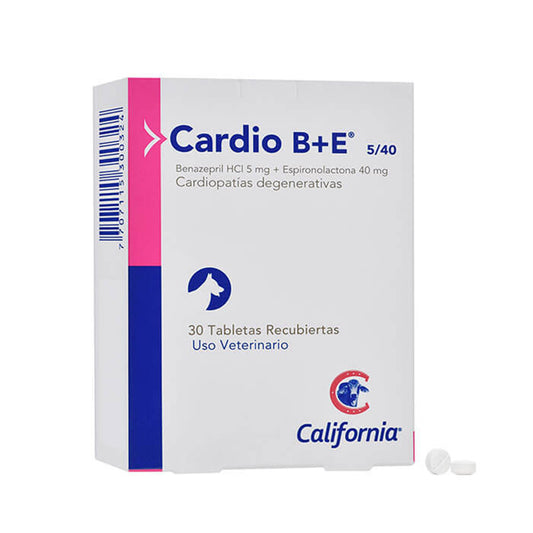 Cardio B + E 5/40 Mg Caja x 30 Tabletas