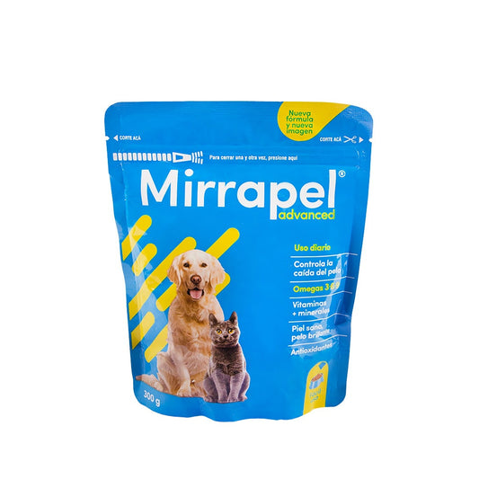 Mirrapel Suplemento Nutricional para Perros y Gatos Polvo 300g